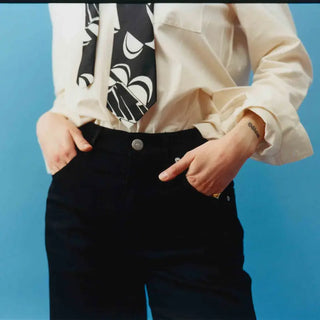 Jeans DAO Raph Crop Wide Taille Haute