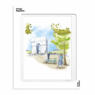 Illustration Claire Morel Fatio "53 TOUT DE BLANC VÊTUE" Image Republic