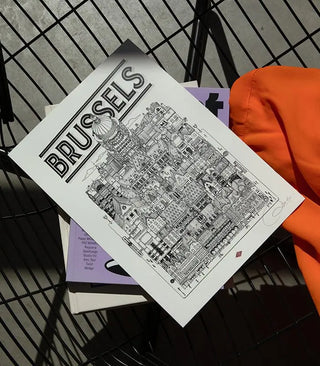 Affiche Bruxelles A4 Docteur Paper