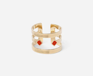 Bague Taylor CHIC ALORS rouge
