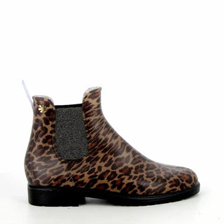 Bottines de pluie Jumpardi Méduse® léopard