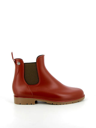Découvrez les bottines Jumpy Méduse® terracotta. Imperméables, durables 15 ans et 100% recyclables. Le style français et solaire pour enfants chez CQFD Avignon.