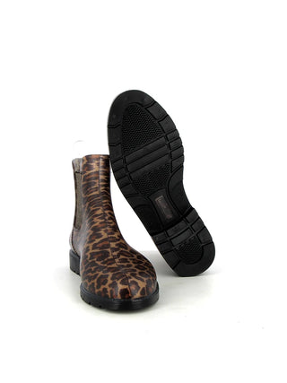Craquez pour les bottines Jumpardi Méduse® imprimé léopard. 100% imperméables, vegan et fabriquées en France. Le style sauvage et chic chez CQFD Avignon.