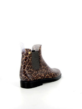 Craquez pour les bottines Jumpardi Méduse® imprimé léopard. 100% imperméables, vegan et fabriquées en France. Le style sauvage et chic chez CQFD Avignon.