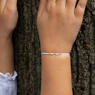 Bracelet Infini lettres plaqué Argent enfant