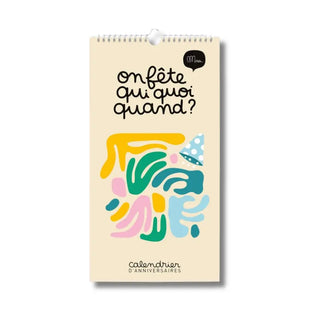 CALENDRIER D'ANNIVERSAIRES Jojo