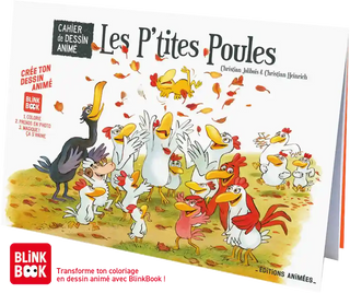 Cahier Éditions Animées Les P'tites Poules