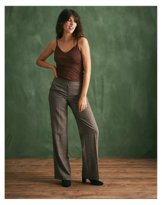 Caraco Laine Mérinos Femme Chocolat - Ellen Maison Lemahieu | CQFD