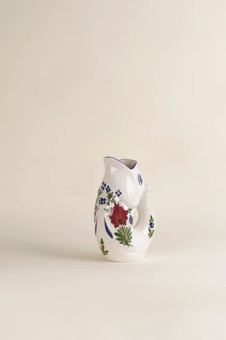 Craquez pour la carafe GlouGlou œillet peint main de la Manufacture de Charolles chez CQFD Avignon. Pièce unique 100% fait main en France. Labellisée EPV.