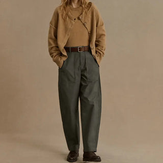 Cardigan laine mérinos Le Minor beige