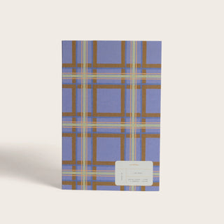 Journal Étoffe Season Paper | Carnet Tartan Moderne 128 pages