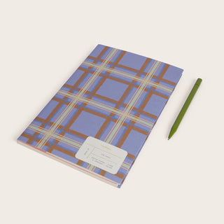 Journal Étoffe Season Paper | Carnet Tartan Moderne 128 pages