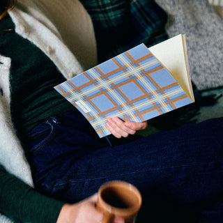 Journal Étoffe Season Paper | Carnet Tartan Moderne 128 pages