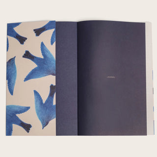 Journal L'oiseau Season Paper | Carnet 128 pages Lignées & Carreaux