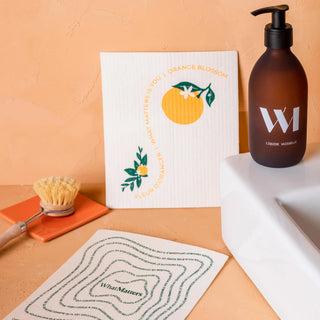 Passez au zéro déchet avec le duo de carrés lavables What Matters. Ultra-absorbants, 100% naturels (coton & cellulose) et compostables. Fabriqué pour durer.