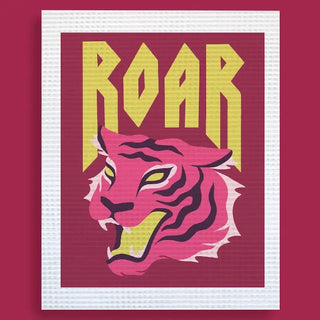 Carte postale à broder Roar CANEVAS FATAL