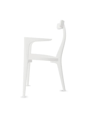 Succombez à la pureté de la chaise Beluga Blanche de POLIMAIR chez CQFD Avignon. Chaise design en kit 100% monomatière recyclée, fabriquée en France et garantie à vie.