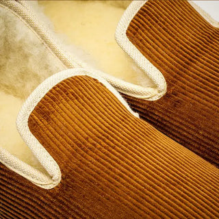 Chaussons charentaises Pépère Rétro Marron La Pantoufle à Pépère