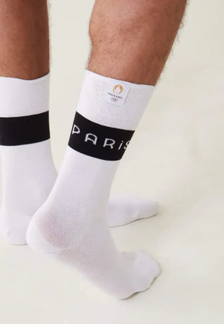 Chaussettes Lucas Paris 2024 blanche Le Slip Français