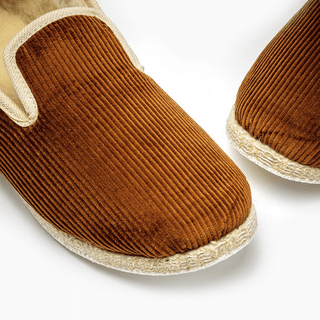 Chaussons charentaises Pépère Rétro Marron La Pantoufle à Pépère