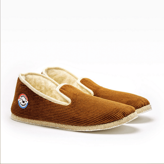 Chaussons charentaises Pépère Rétro Marron La Pantoufle à Pépère