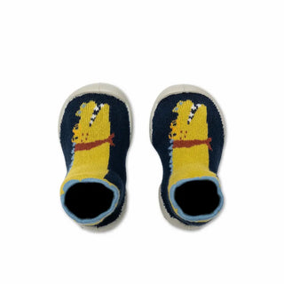 Craquez pour les chaussons Crocodile Croco Collégien chez CQFD Avignon. Semelle ergonomique antidérapante, ludiques, lavables & 100% Fabriqués en France !