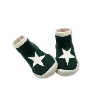 Craquez pour les chaussons Forêt Vert Sapin & Étoile Collégien chez CQFD Avignon. Semelle ergonomique antidérapante, lavables & 100% Fabriqués en France !