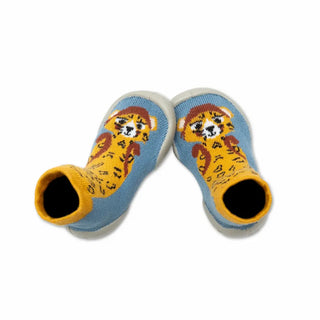 Craquez pour les chaussons Guépard Collégien chez CQFD Avignon. Semelle ergonomique antidérapante, motif félin, lavables & 100% Fabriqués en France !