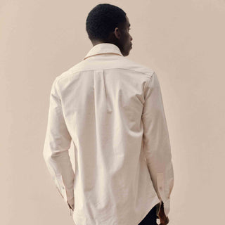 Chemise Homme Coton Écru Pierre - DAO | 100% Made in France | CQFD