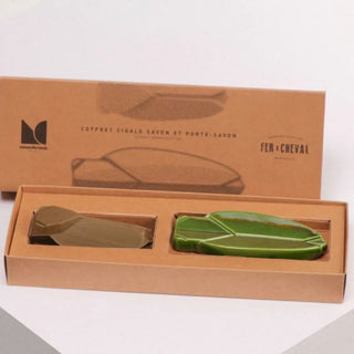 Coffret porte savon Fer à Cheval x Monochromic vert