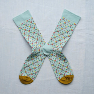 Coffret Duo de Chaussettes – Toile de Jouy « La Jardinière » 3