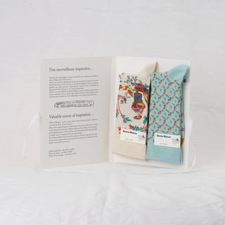 Coffret Duo de Chaussettes – Toile de Jouy « La Jardinière »