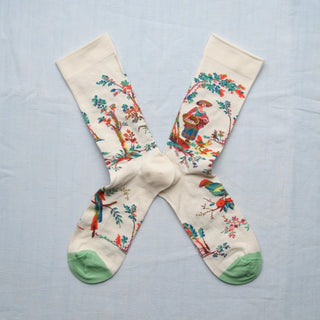 Coffret Duo de Chaussettes – Toile de Jouy « La Jardinière » 5