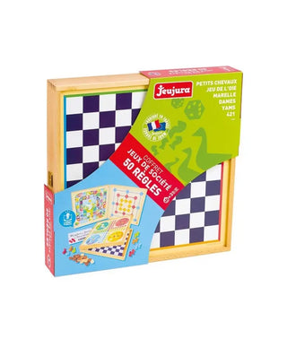 Coffret de jeu classique en bois