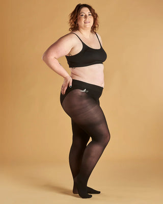 Collant 40 Deniers Ultra-Résistant Cygnes | Made in France | CQFD