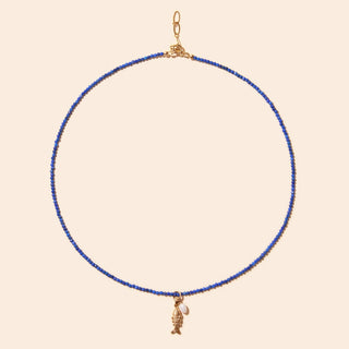  Collier Pez Lapis Lazuli Camille Colette Studio 