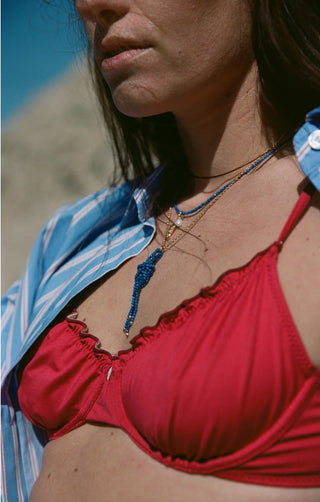  Collier Pez Lapis Lazuli Camille Colette Studio 