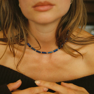  Collier Lapis Lazuli Camille Colette Studio 