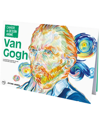 Découvrez le cahier animé Van Gogh des Éditions Animées. Un livre interactif magique avec l'appli BlinkBook pour initier les enfants à l'art chez CQFD.