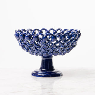 Corbeille tressée design sur pied Maison Pichon Uzès