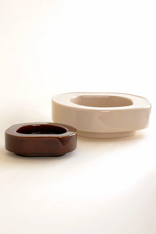 Craquez pour la coupe design Ondulations PM écaille de Charolles chez CQFD Avignon. 100% fait main en France. Vide-poche et objet déco unique !