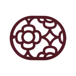 Dessous de plat Fermob Lorette cerise noire