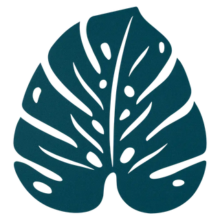 Dessous de plat Fermob Monstera bleu acapulco