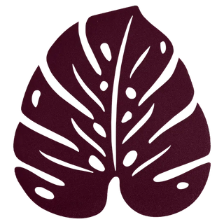 Dessous de plat Fermob Monstera cerise noire