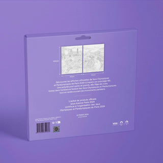 Duo Affiches Officielles JO Paris 2024 à colorier