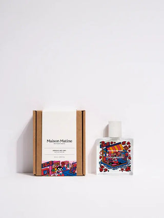 Découvrez Arashi no umi de Maison Matine chez CQFD Avignon. Un parfum frais et pétillant aux notes de pomme, jasmin et cèdre. Bio, unisexe et fabriqué en France.