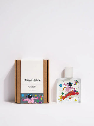 Découvrez Tu te calmes de Maison Matine chez CQFD Avignon. Parfum épicé et boisé (20% concentration) à la feuille de figuier et cèdre. Bio et fabriqué en France.