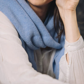 Écharpe Laine Mérinos & Cachemire Mixte - La Hoguette | CQFD