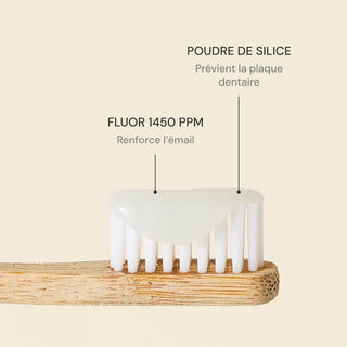 Découvrez le Dentifrice Menthe Douce de What Matters chez CQFD Avignon. Une formule certifiée bio, notée 100/100 sur Yuka, rechargeable et idéale dès 7 ans.