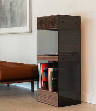 Enceinte connectée avec platine intégrée PR ALTA noyer